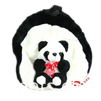 plush panda bag plush panda bag